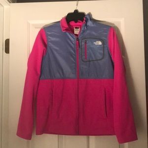 North face fleece zip up